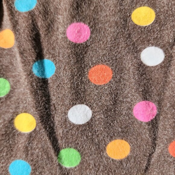 Carters - Brown Polka Dot Shirt Sleeve Less Shirt Size 12 Months - Picture 3 of 6